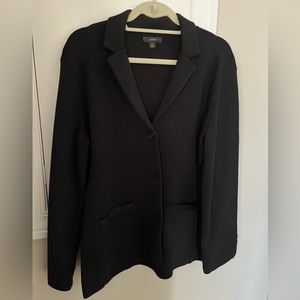 Cute J. Crew sweater blazer with button - NEVER WORN! Size L